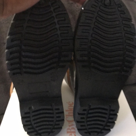 See By Chloe black patent leather rain boots New in box - Picture 3 of 9